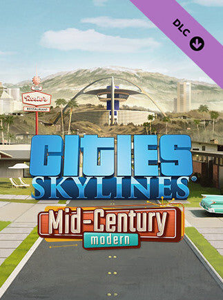 Cities: Skylines - Content Creator Pack: Mid-Century Modern (PC) - Steam Key - GLOBAL