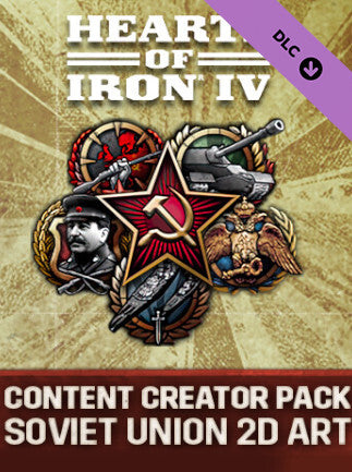 Hearts of Iron IV: Content Creator Pack - Soviet Union 2D Art (PC) - Steam Key - GLOBAL