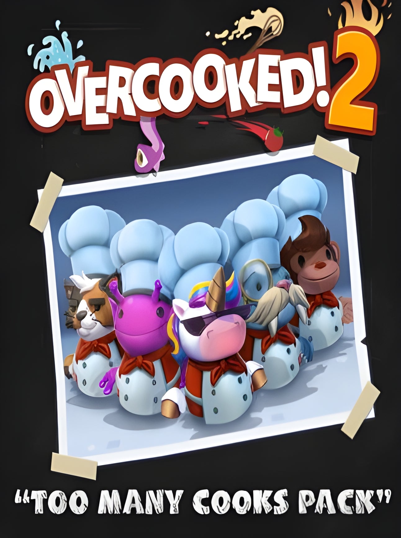 Overcooked! 2 + Too Many Cooks + + Surf 'n' Turf Pack DLC Bundle | PC: Steam | GLOBAL