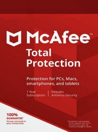 McAfee Total Protection 1 Device 3 Years Multidevice Key GLOBAL
