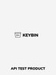API Test product (Keybin) #2 (text keys)