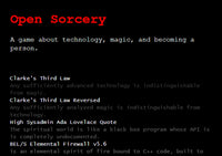 Open Sorcery